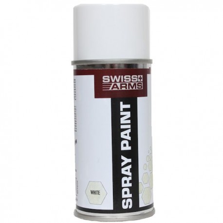 Spray Peinture Blanc 150ml Swiss Arms pour Répliques Métal, ABS et Plastique