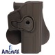 Holster de Ceinture Rotatif 360° FDE Amomax pour Glock 