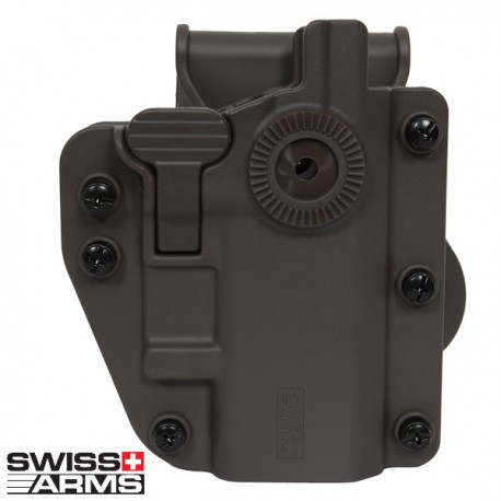 Holster Rigide Tan Multi Angles Universel Ambidextre Swiss Arms Adapt-X