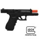 Glock 17 Inokatsu Blowback Métal Noir Gen3 Version Militaire SM&LE livré avec un Chargeur gaz et un Chargeur co2