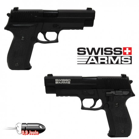 Pistolet Navy Swiss Arms Full Métal Blowback