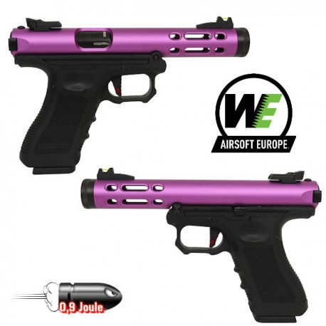 Pistolet Galaxy G-Séries Blowback Culasse Métal Purple WE