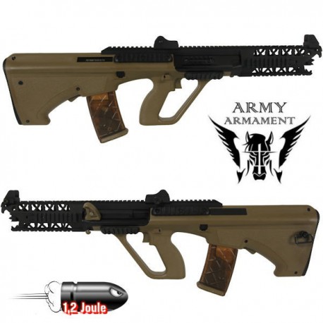  Army Armament ROG R907 Black Métal/ABS