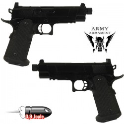 Pistolet R504 VII PRO Blowback Métal Noir Army Armament