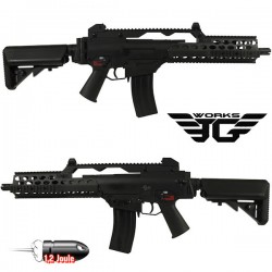 Réplique G608-8 (G36C) R.I.S Style M4 Noir