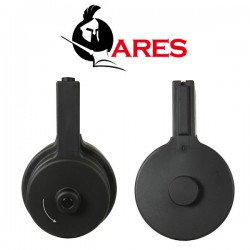 Chargeur Ares Style Drum 2150 Billes Noir pour M4, M16, M15