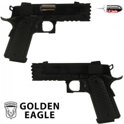 Pistol Gun Night Blowback Full Métal Golden Eagle