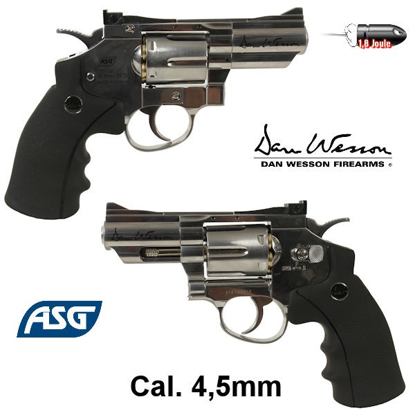 Revolver Airsoft Dan Wesson 2,5, Calibre 4,5mm