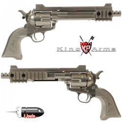 Revolver SAA 45 Devil Silver Full Métal King Arms