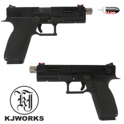 Pistolet KP13 Semi et Automatique Blowback Culasse Métal KJWorks Noir