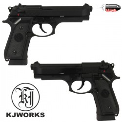 Pistolet KJM9 Blowback Full Métal Noir