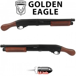 Fusil à Pompe S877 Full Métal et Bois Golden Eagle