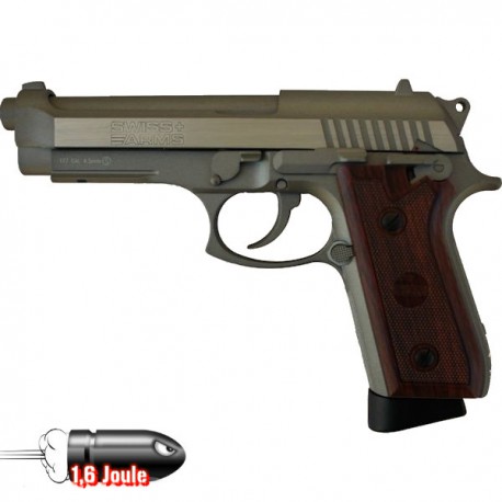 SA 92 Stainless Swiss Arms Airsoft Full Métal