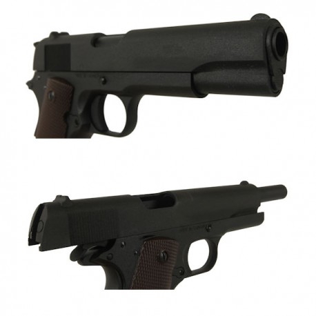 Pack Complet Pistolet 1911 Blowback Culasse Full Métal, kj1911g